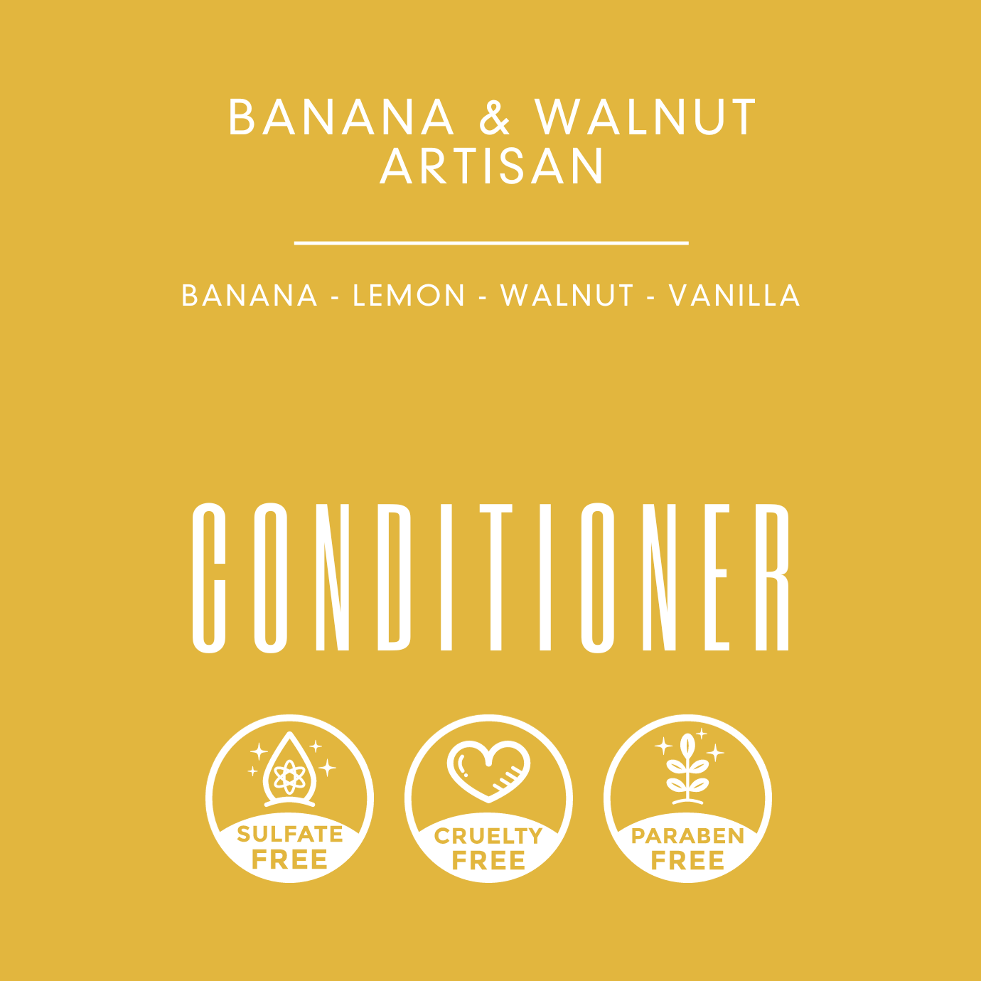 Banana & Walnut Artisan Conditioner